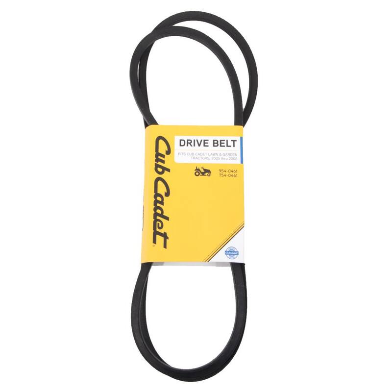 Cub Cadet Original Equipment Transmission Drive Belt for Select Front Engine Riding Lawn Mowers OE# 954-0461 (2005 thru 2008) - OCC-754-0461