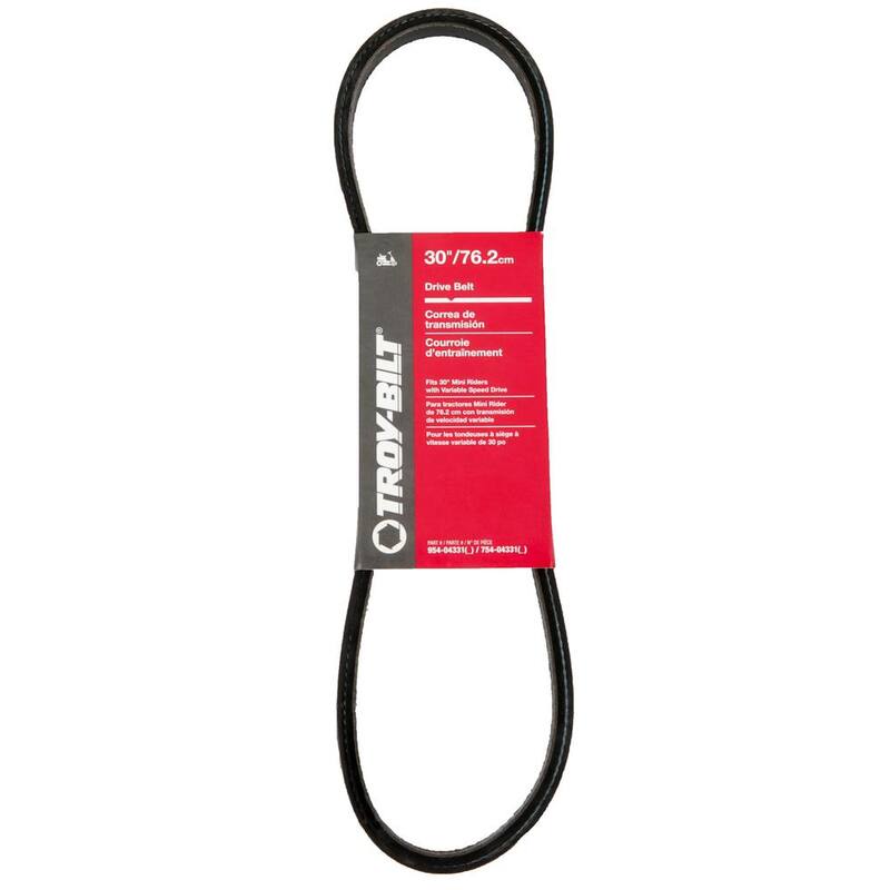 Troy-Bilt Original Equipment Transmission Drive Belt for Select 30 in. Rear Engine Riding Lawn Mowers OE# 954-04331,754-04331 - 490-501-Y057