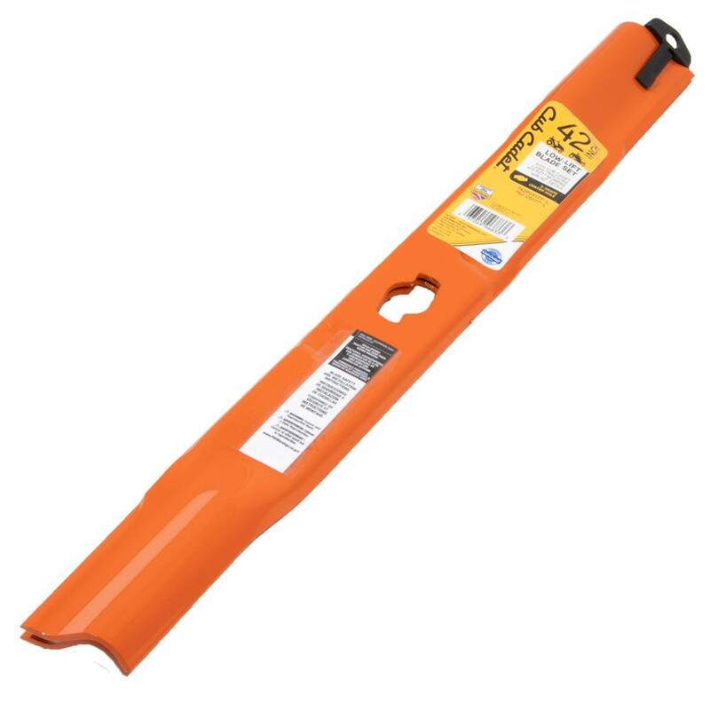 Cub Cadet Original Equipment Low Lift Sand Blade Set for Select 42 in. Mowers with S-Shape Center OE# 742P05177-L, 742-05177-L - 490-110-C198