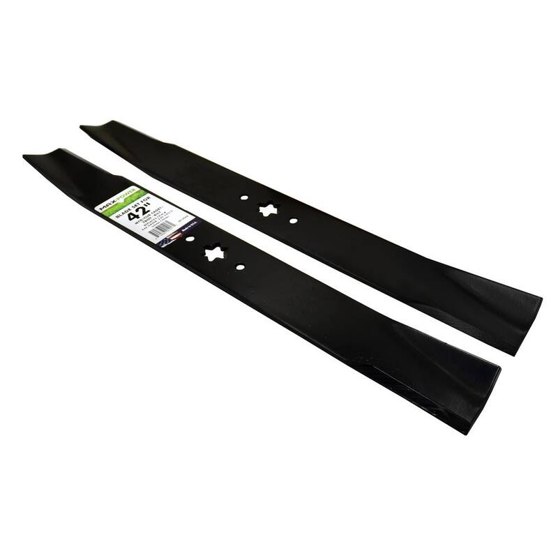 MaxPower 2 Blade Set for Many 42 in. Cut MTD, Cub Cadet, Troy-Bilt, Craftsman Mowers Replaces OEM #'s 942-04308, 742-04308 - 561556B