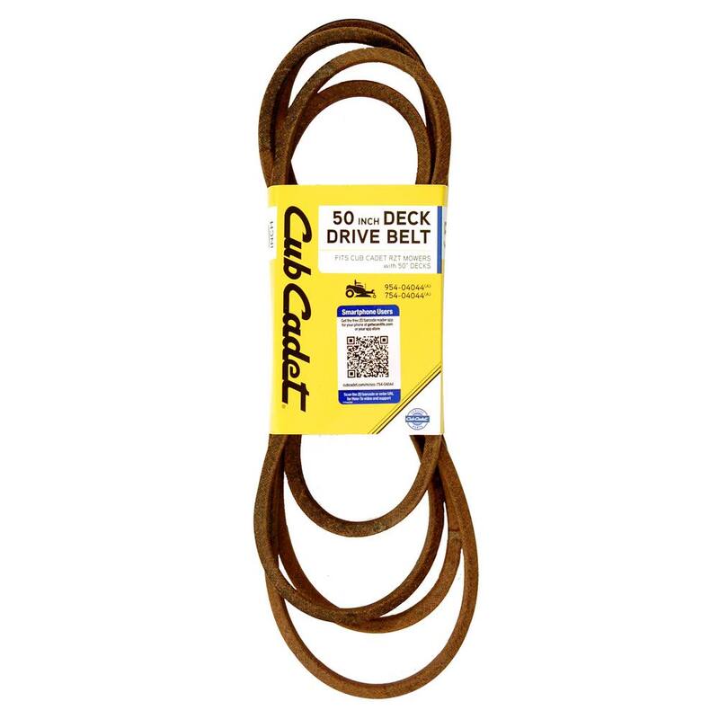 Cub Cadet Original Equipment Deck Drive Belt for Select 50 in. Zero Turn Riding Lawn Mowers OE# 954-04044 - OCC-754-04044