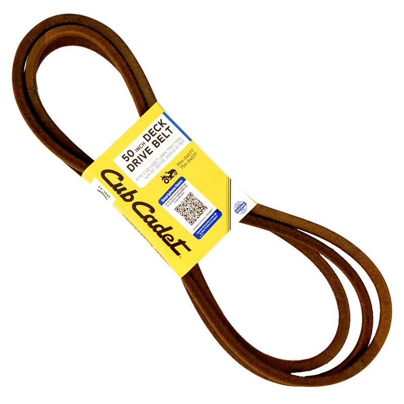 Cub Cadet Original Equipment Deck Drive Belt for Select 50 in. Front Engine Riding Lawn Mowers OE# 954-04077 - OCC-754-04077