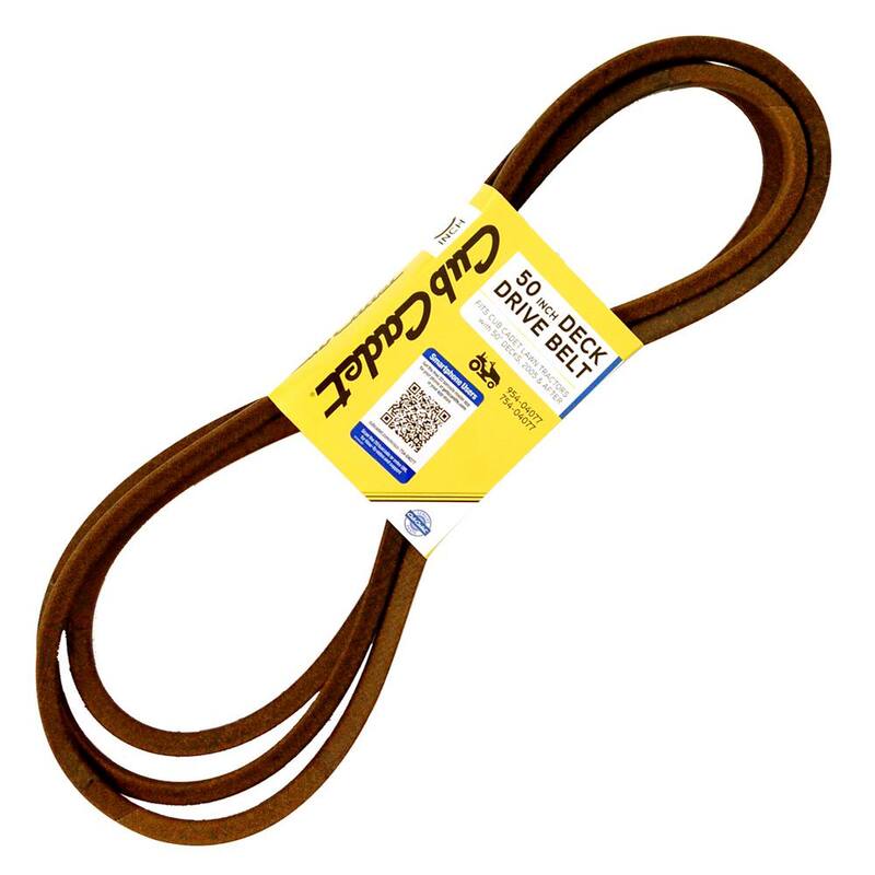 Cub Cadet Original Equipment Deck Drive Belt for Select 50 in. Front Engine Riding Lawn Mowers OE# 954-04077 - OCC-754-04077