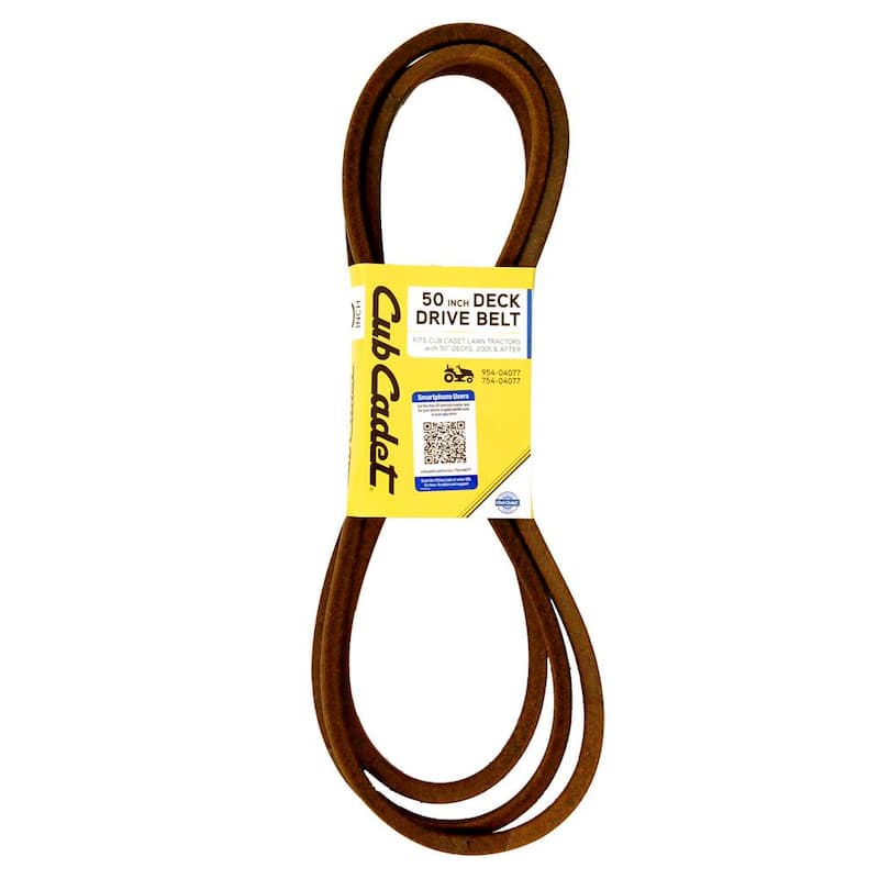 Cub Cadet Original Equipment Deck Drive Belt for Select 50 in. Front Engine Riding Lawn Mowers OE# 954-04077 - OCC-754-04077
