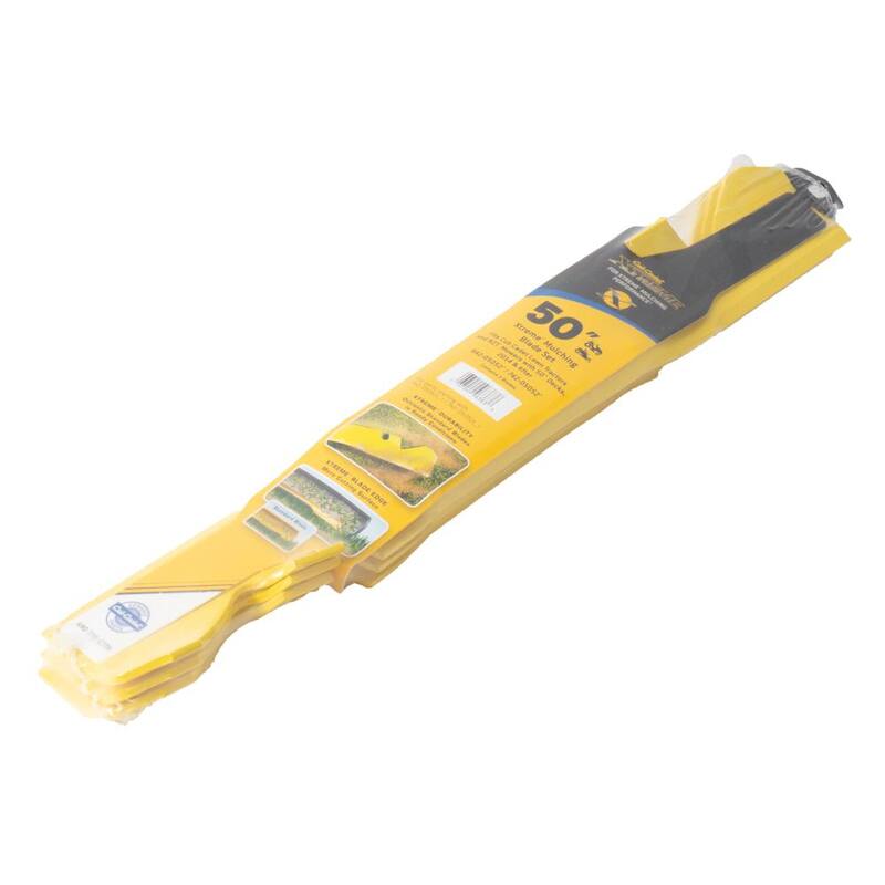 Cub Cadet Original Equipment Xtreme 3-in-1 Blade Set for Select 50 in. Mowers with 6-Point Star OE# 942-05052-X, 942-05052-X - 490-110-C178
