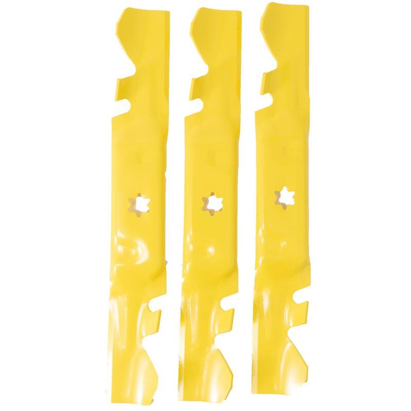 Cub Cadet Original Equipment Xtreme 3-in-1 Blade Set for Select 50 in. Mowers with 6-Point Star OE# 942-05052-X, 942-05052-X - 490-110-C178