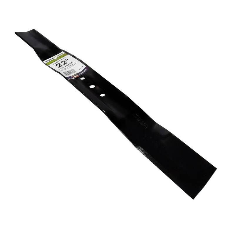 MaxPower Mower Blade for 22 in. Cut Toro Recycler Mowers Replaces OEM #'s 104-8697-03 and 108-9764-03 - 331376B