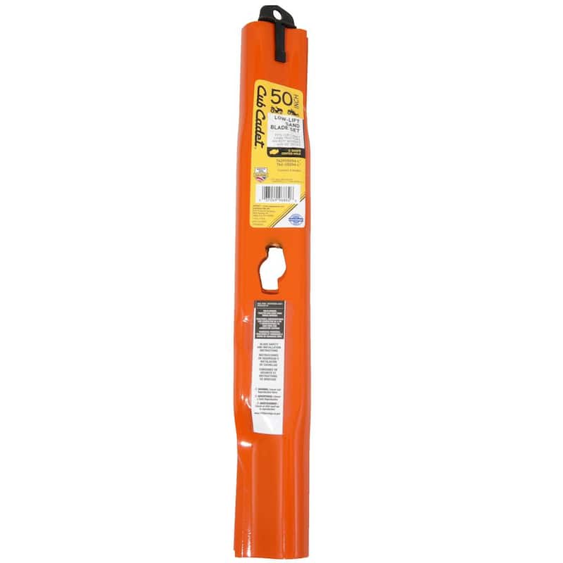Cub Cadet Original Equipment Low Lift Sand Blade Set for Select 50 in. Mowers with S-Shape Center OE# 742P05094-L, 742-05094-L - 490-110-C200