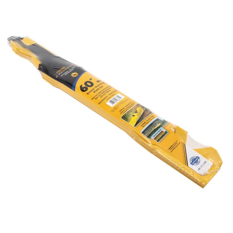 Cub Cadet Original Equipment Xtreme 3-in-1 Blades for Select 60 in Zero Turn Mowers with 6-Point Star OE# 742-05620-X, 742P05620-X - 490-110-C188