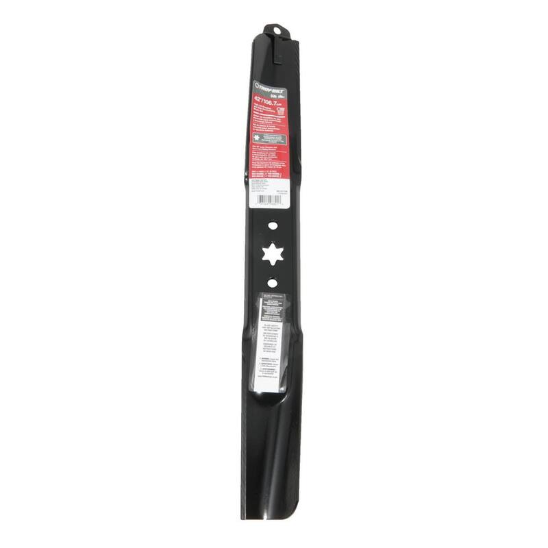 Troy-Bilt Original Equipment High Lift Blade Set for Select 42 in. Troy-Bilt Riding Mowers with 6-Pt Star OE# 942-04308, 942-04312 - 490-110-Y108