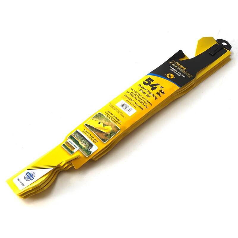 Cub Cadet Original Equipment Xtreme 3-in-1 Blade Set for Select 54 in. Mowers with 6-Point Star OE# 942-05056-X, 942-05056-X - 490-110-C179