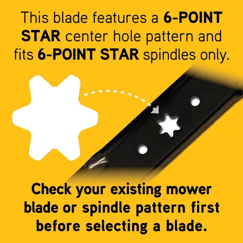 Cub Cadet Original Equipment Xtreme 3-in-1 Blade Set for Select 54 in. Mowers with 6-Point Star OE# 942-05056-X, 942-05056-X - 490-110-C179