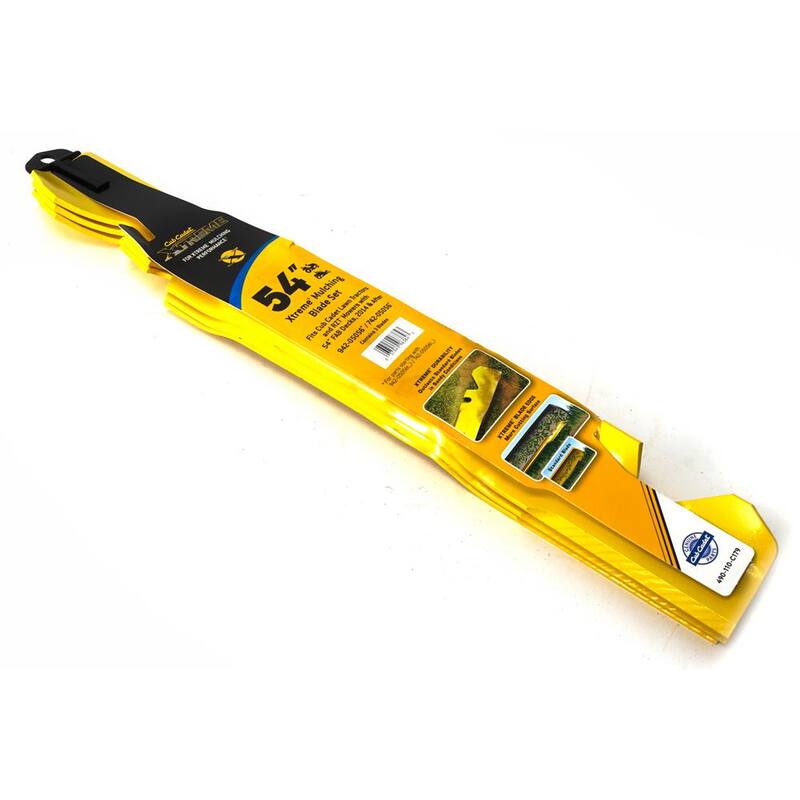 Cub Cadet Original Equipment Xtreme 3-in-1 Blade Set for Select 54 in. Mowers with 6-Point Star OE# 942-05056-X, 942-05056-X - 490-110-C179