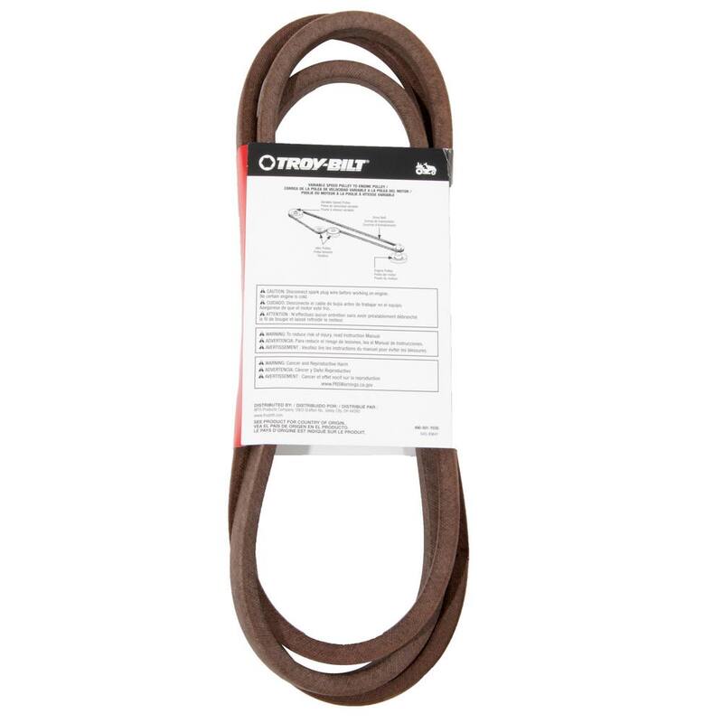 Troy-Bilt Original Equipment Transmission Drive Belt for Select Troy-Bilt Front Engine Riding Lawn Mowers, OE# 954-0467, 754-0467 - 490-501-Y035