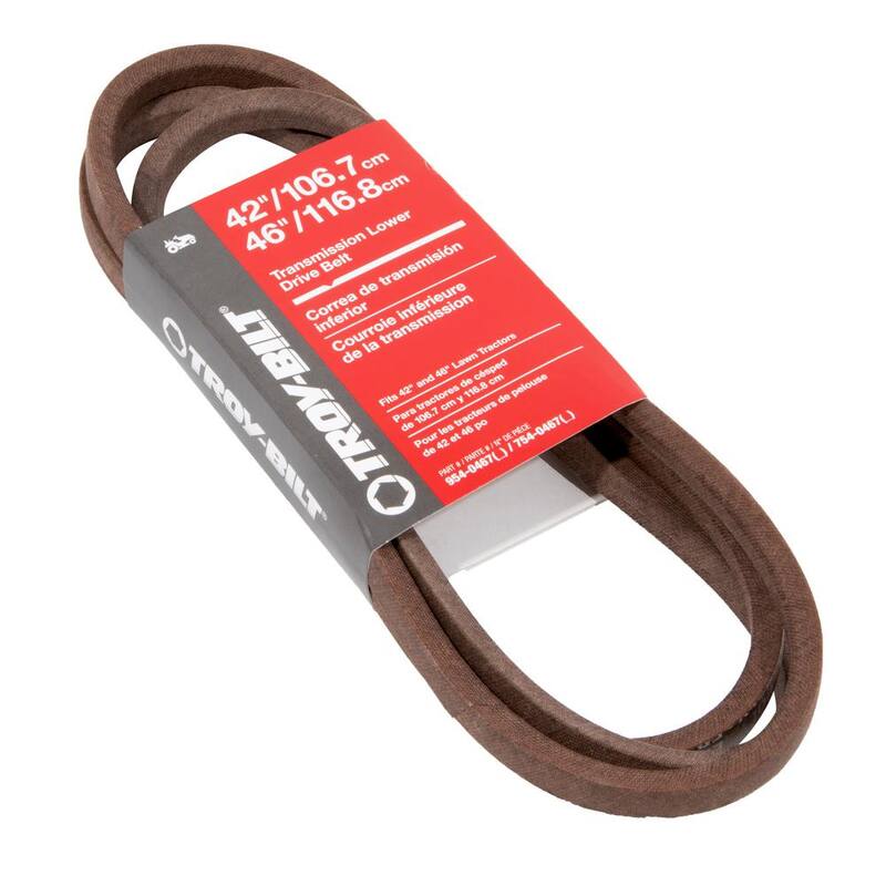 Troy-Bilt Original Equipment Transmission Drive Belt for Select Troy-Bilt Front Engine Riding Lawn Mowers, OE# 954-0467, 754-0467 - 490-501-Y035