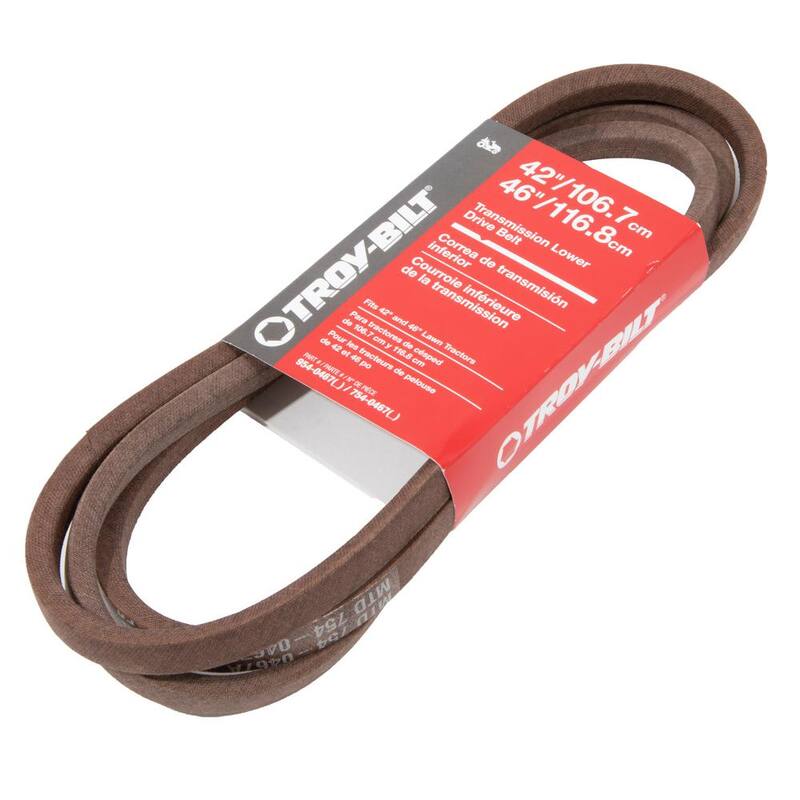 Troy-Bilt Original Equipment Transmission Drive Belt for Select Troy-Bilt Front Engine Riding Lawn Mowers, OE# 954-0467, 754-0467 - 490-501-Y035