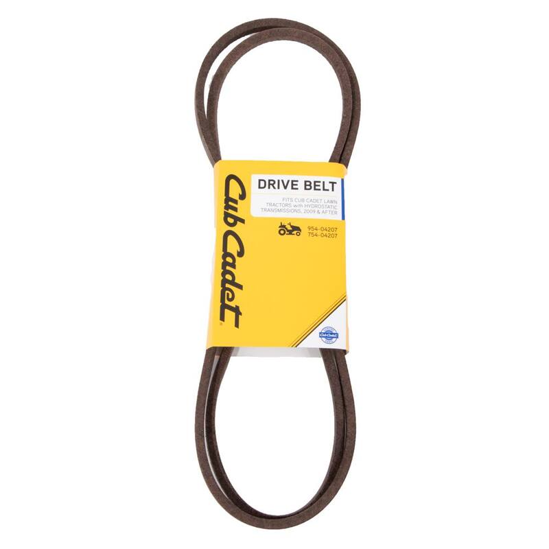 Cub Cadet Original Equipment Transmission Drive Belt for Select Front Engine Riding Lawn Mowers OE# 954-04207 - OCC-754-04207