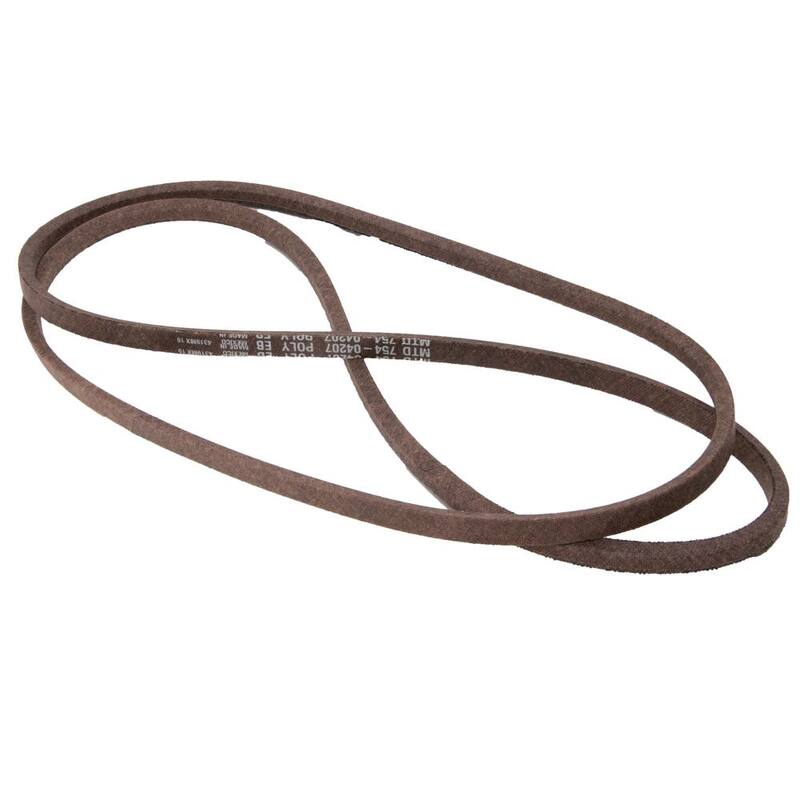 Cub Cadet Original Equipment Transmission Drive Belt for Select Front Engine Riding Lawn Mowers OE# 954-04207 - OCC-754-04207