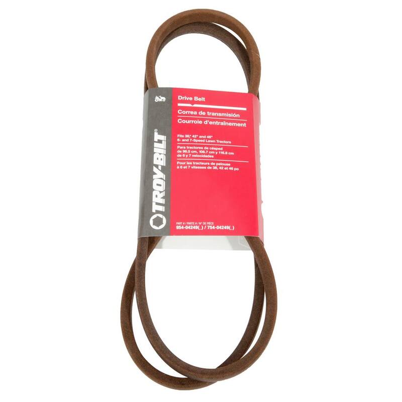 Troy-Bilt Original Equipment Lower Transmission Belt for Select Troy-Bilt Riding Lawn Mowers, OE# 954-04249, 754-04249 - 490-501-Y006