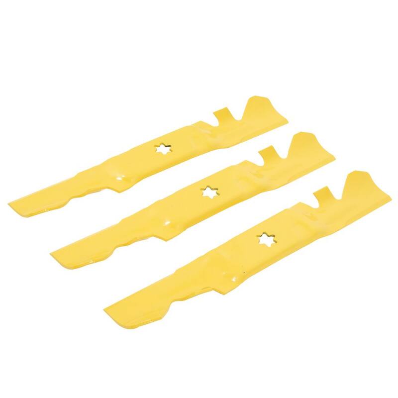 MTD Genuine Factory Parts Original Equipment Xtreme 3-in-1 Blade Set for Select 50 in. Mowers with 6-Point Star OE# 942-05052-X, 942-05052-X - 490-110-M178