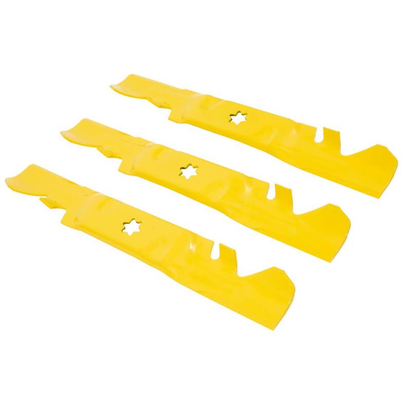 MTD Genuine Factory Parts Original Equipment Xtreme 3-in-1 Blade Set for Select 50 in. Mowers with 6-Point Star OE# 942-05052-X, 942-05052-X - 490-110-M178