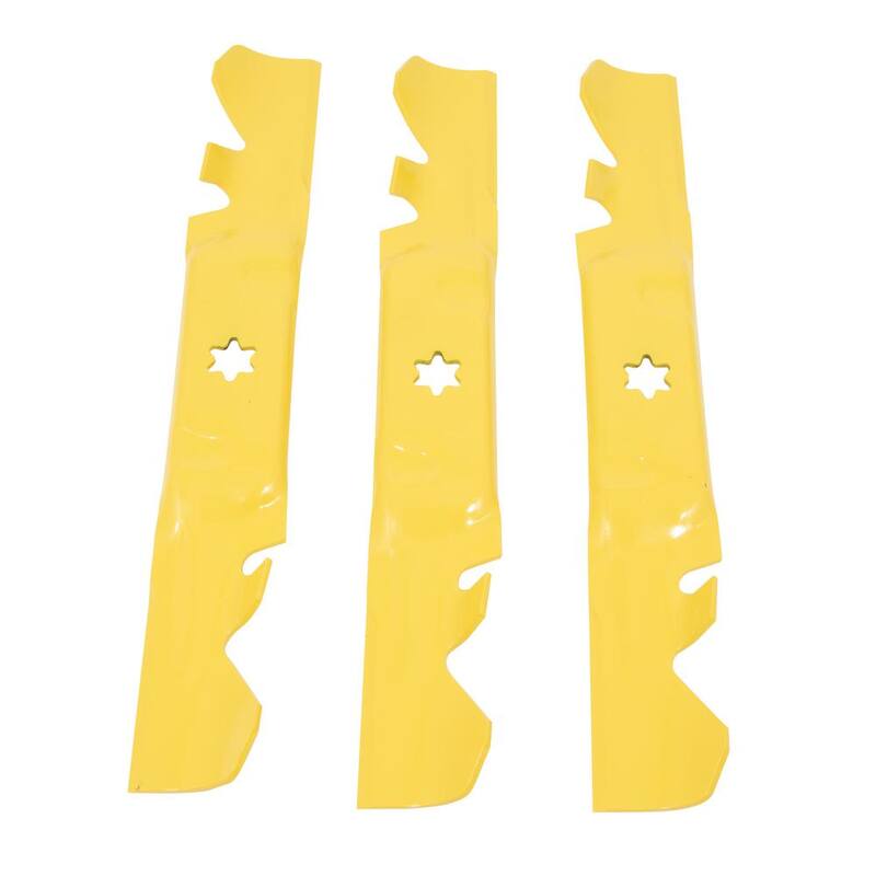 MTD Genuine Factory Parts Original Equipment Xtreme 3-in-1 Blade Set for Select 50 in. Mowers with 6-Point Star OE# 942-05052-X, 942-05052-X - 490-110-M178