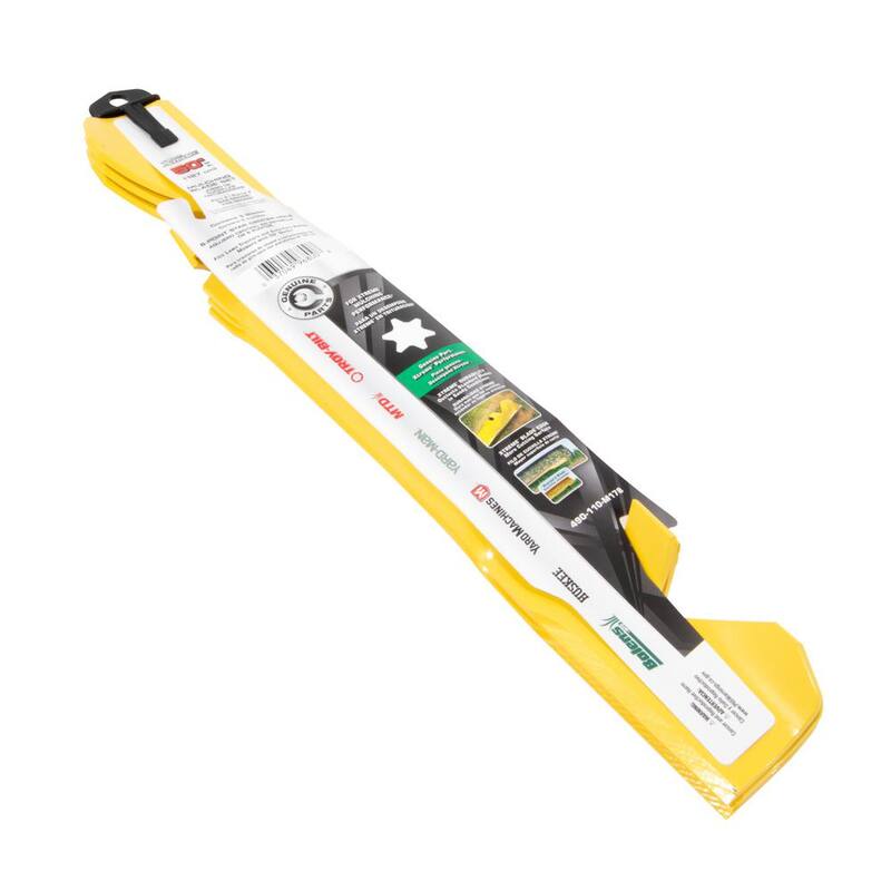 MTD Genuine Factory Parts Original Equipment Xtreme 3-in-1 Blade Set for Select 50 in. Mowers with 6-Point Star OE# 942-05052-X, 942-05052-X - 490-110-M178