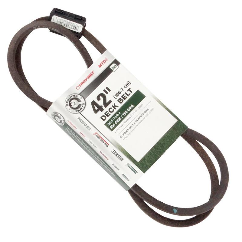 MTD Genuine Factory Parts Original Equipment Deck Drive Belt for Select 42 in. Front Engine Riding Lawn Mowers OE# 954-0498 - 490-501-M053