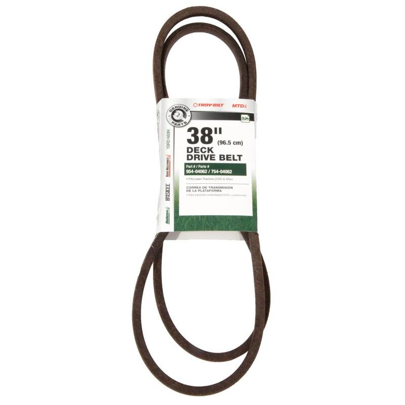 MTD Genuine Factory Parts Original Equipment Deck Drive Belt for Select 38 in. Front Engine Riding Lawn Mowers OE# 954-04062 - 490-501-M043