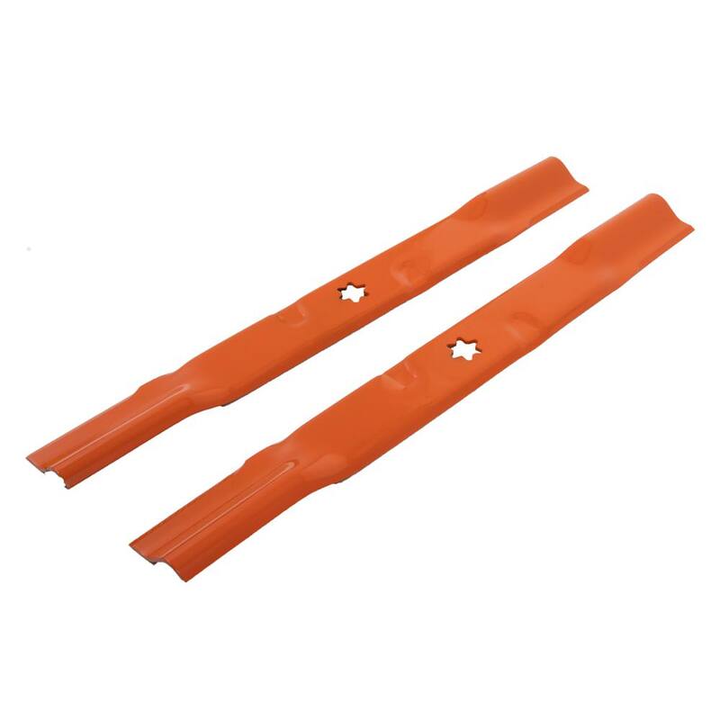Cub Cadet Original Equipment Low Lift Sand Blade Set for Select 42 in. Riding Mowers with 6-Point Star OE# 942-04308, 942-04312 - 490-110-C180
