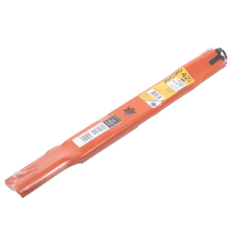 Cub Cadet Original Equipment Low Lift Sand Blade Set for Select 42 in. Riding Mowers with 6-Point Star OE# 942-04308, 942-04312 - 490-110-C180