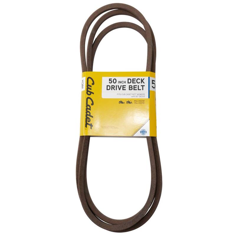 Cub Cadet Original Equipment Deck Drive Belt for Select 50 in. Zero Turn Lawn Mowers OE# 954-05078 - 490-501-C070