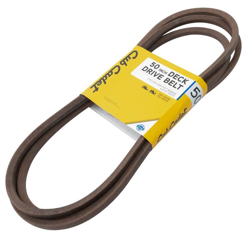 Cub Cadet Original Equipment Deck Drive Belt for Select 50 in. Zero Turn Lawn Mowers OE# 954-05078 - 490-501-C070