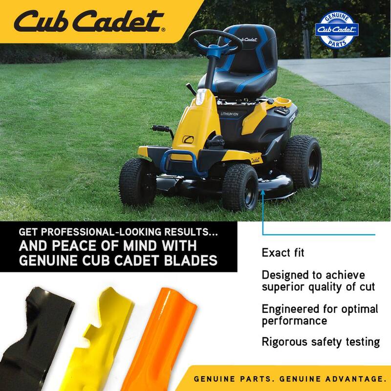 Cub Cadet Original Equipment 3-In-1 Blade for 30 in. Electric Riding Lawn Mowers with 6-Point Star OE# 942-05478, 742-05478 - 490-110-C206