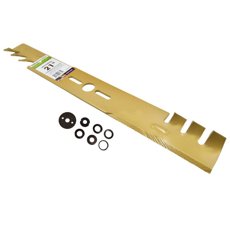 MaxPower Universal Gold Metal Mulching Blade for 21 in. Cut Mower - 331981B