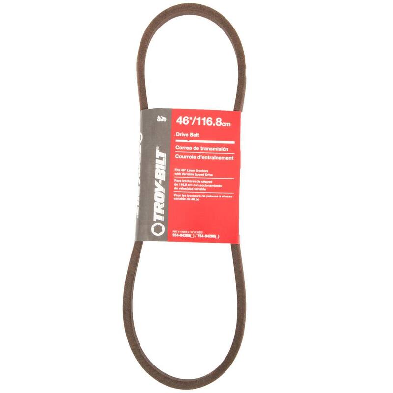 Troy-Bilt Original Equipment Upper Transmission Belt for Variable Speed Drive Lawn Tractors, OE# 954-04208,754-04208 - 490-501-Y007