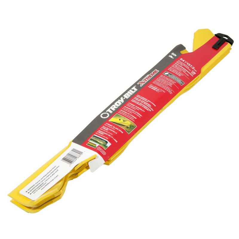 Troy-Bilt Original Equipment Xtreme 3-in-1 Blade Set for Select 54 in. Mowers with S-Shape Center OE# 742P05086-X, 742-05086-X - 490-110-Y205