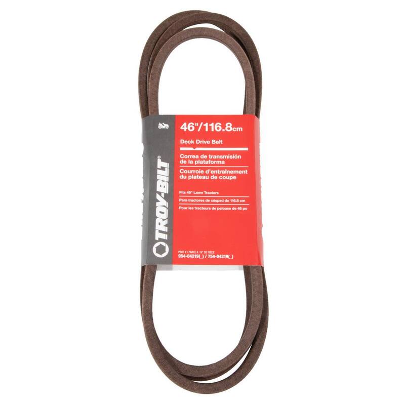 Troy-Bilt Original Equipment Deck Drive Belt for Select 46 in. Front Engine Riding Lawn Mowers OE# 954-04219, 754-04219 - 490-501-Y009