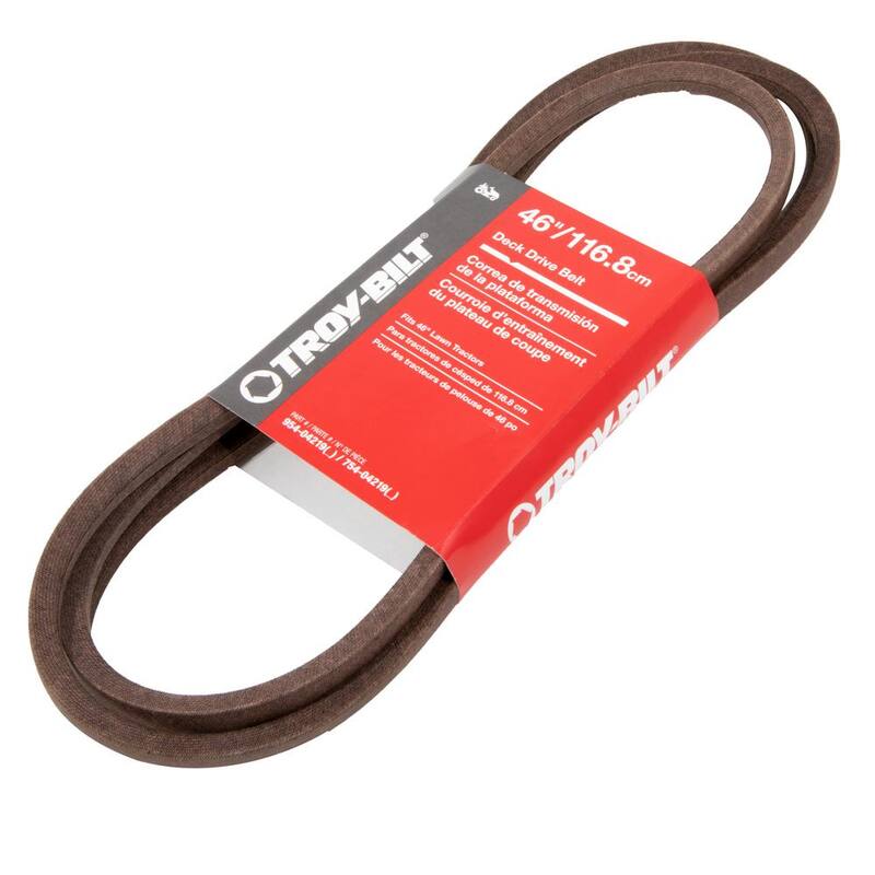 Troy-Bilt Original Equipment Deck Drive Belt for Select 46 in. Front Engine Riding Lawn Mowers OE# 954-04219, 754-04219 - 490-501-Y009