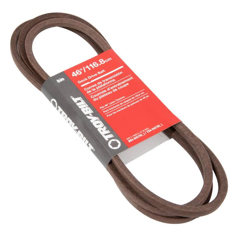 Troy-Bilt Original Equipment Deck Drive Belt for Select 46 in. Front Engine Riding Lawn Mowers OE# 954-04219, 754-04219 - 490-501-Y009