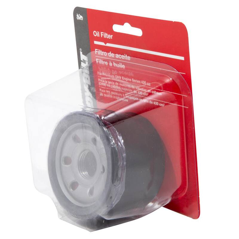 Troy-Bilt Premium Oil Filter for 382cc, 420cc, 439cc, 452cc, 547cc and 679cc OHV Engines OE# 951-12690, 751-12690 and 751-11501 - 490-201-Y010