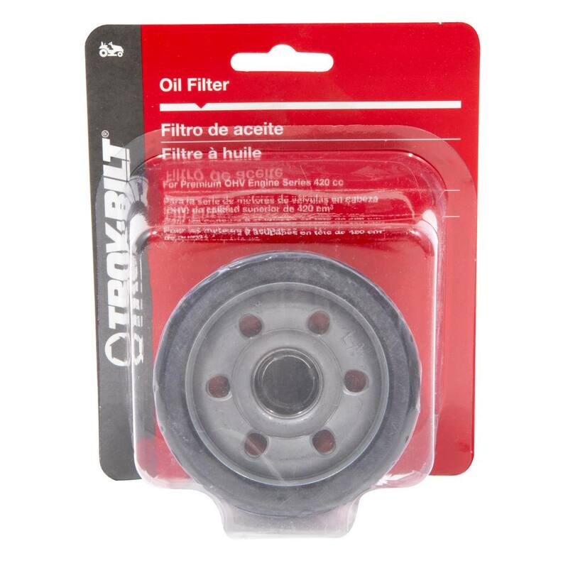 Troy-Bilt Premium Oil Filter for 382cc, 420cc, 439cc, 452cc, 547cc and 679cc OHV Engines OE# 951-12690, 751-12690 and 751-11501 - 490-201-Y010