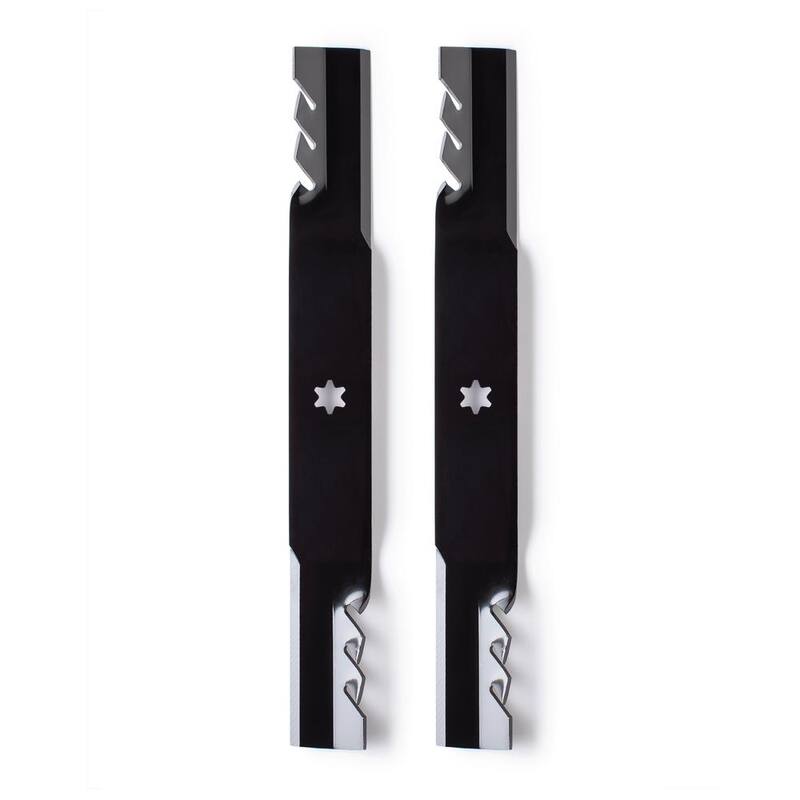 Oregon Riding Lawnmower Gator Blade for 46 in. Deck, Fits Cub-Cadet, Craftsman, and Troy-Bilt, Set of 2 (46MGS1G32) - 46MGS1G32