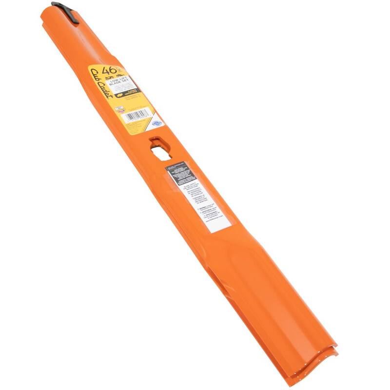 Cub Cadet Original Equipment Low Lift Sand Blade Set for Select 46 in. Mowers with S-Shape Center OE# 742P05510-L, 742-05510-L - 490-110-C199