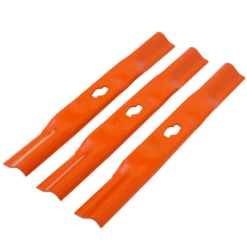 Troy-Bilt Original Equipment Low Lift Sand Blade Set for Select 54 in. Mowers with S-Shape Center OE# 742P05086-L, 742-05086-L - 490-110-Y201