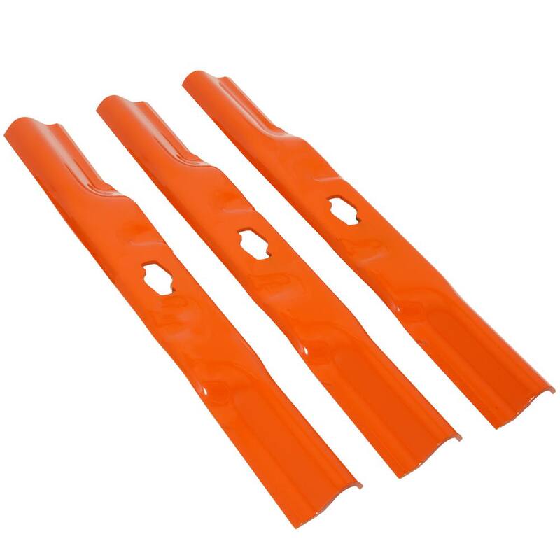Troy-Bilt Original Equipment Low Lift Sand Blade Set for Select 54 in. Mowers with S-Shape Center OE# 742P05086-L, 742-05086-L - 490-110-Y201