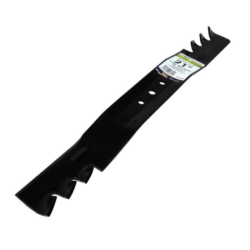 MaxPower Commercial Mulching Blade for 21 in. Cut Toro, Exmark, Lawn Boy Mowers Replaces OEM #'s 108-0954-03, 116-4500, 1350413S - 331387XB