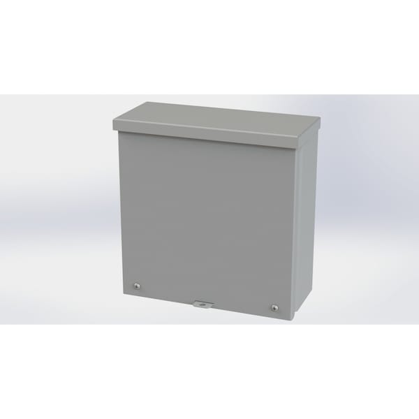 Saginaw Control & Engineering Galvanized Steel Electrical Enclosures, 10 in H, 4 in D, 10 in W, NEMA 3R, Screw On - SCE-10R104