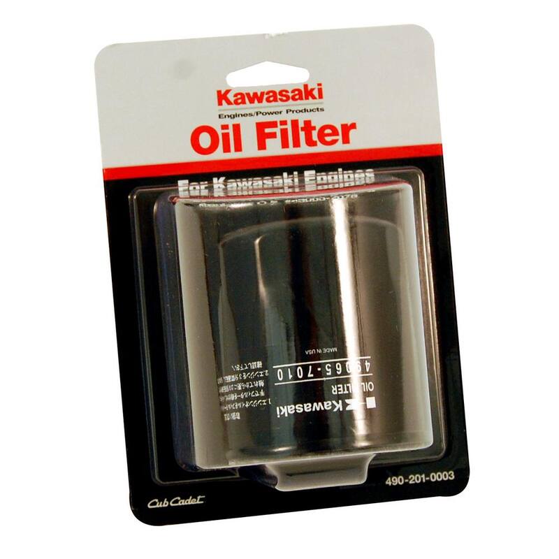 Kawasaki Original Equipment Kawasaki Oil Filter for Kawasaki 15-25 HP Engines OE# 49065-0724, 49065-7010, 49065-2078 - 490-201-0003