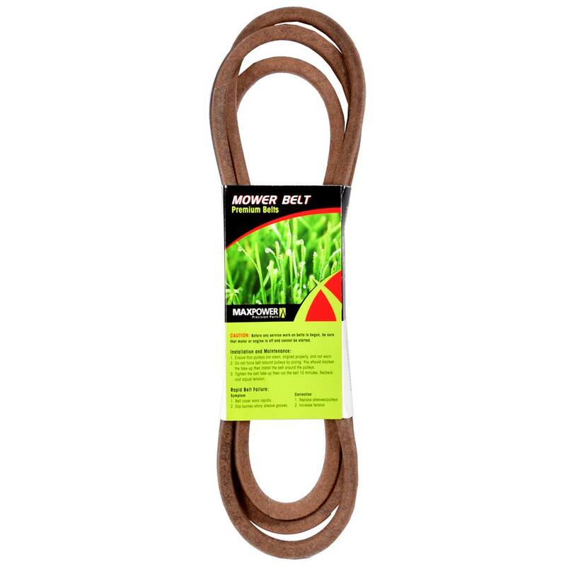 MaxPower Transmission Belt for Craftsman, Husqvarna, Poulan Mowers Replaces OEM #'s 125907X, 126907X, 532125907 - 336102